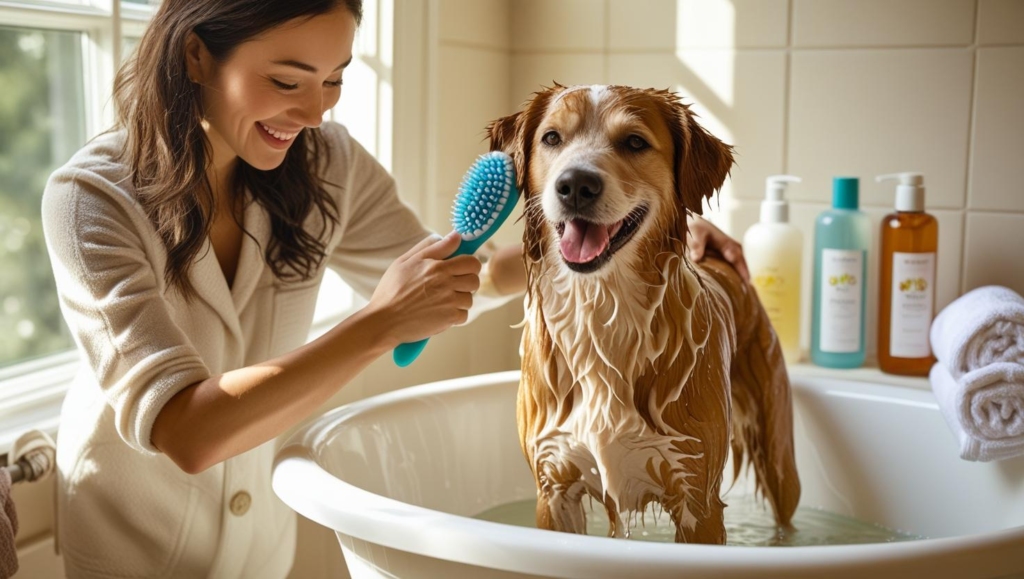 Dog Shampoo Brush