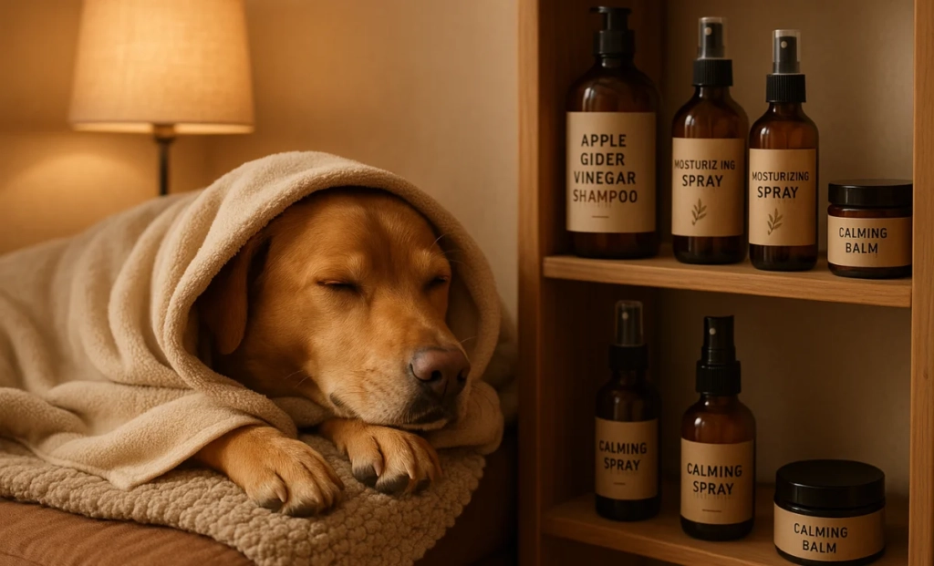 apple cider vinegar dog shampoo