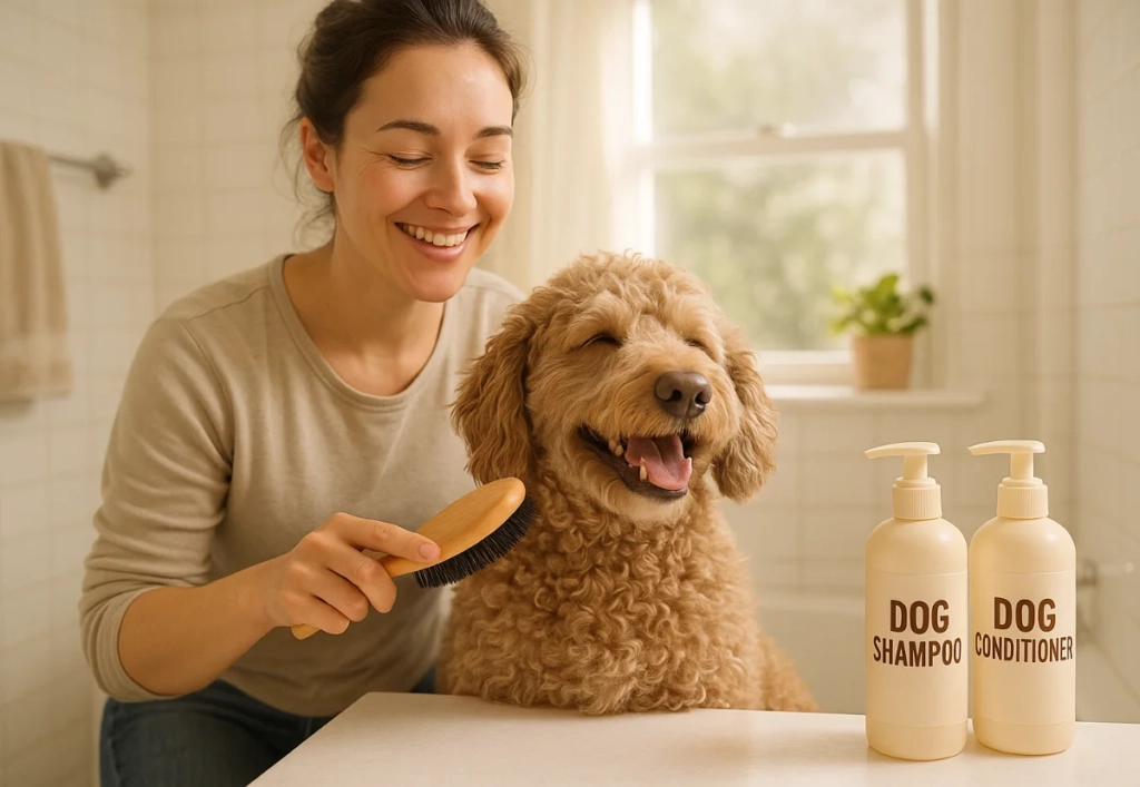 Can you use human conditioner on dogs?