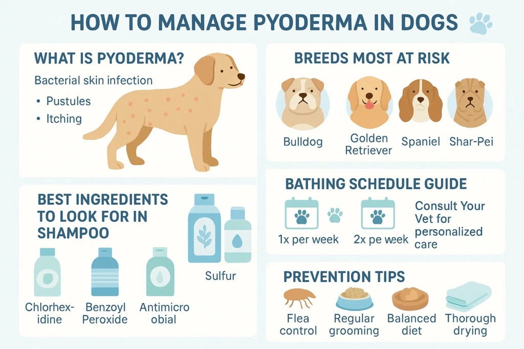 Dog Shampoo for Pyoderma