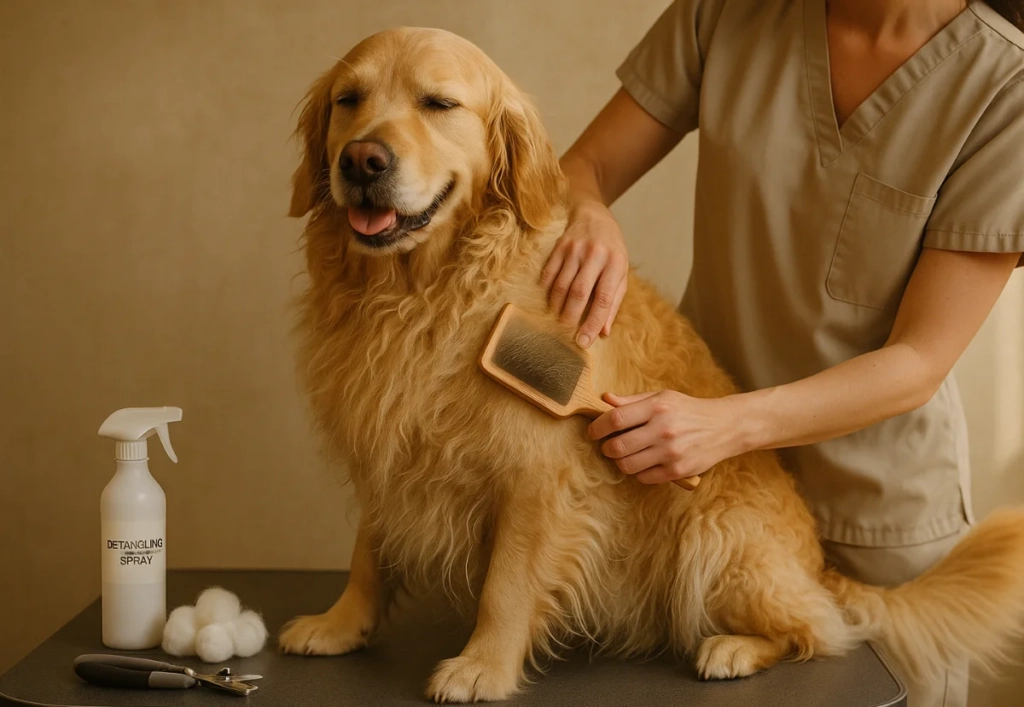 how to bathe a dog