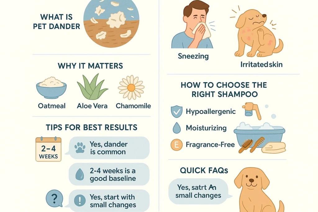 pet dander shampoo for dogs