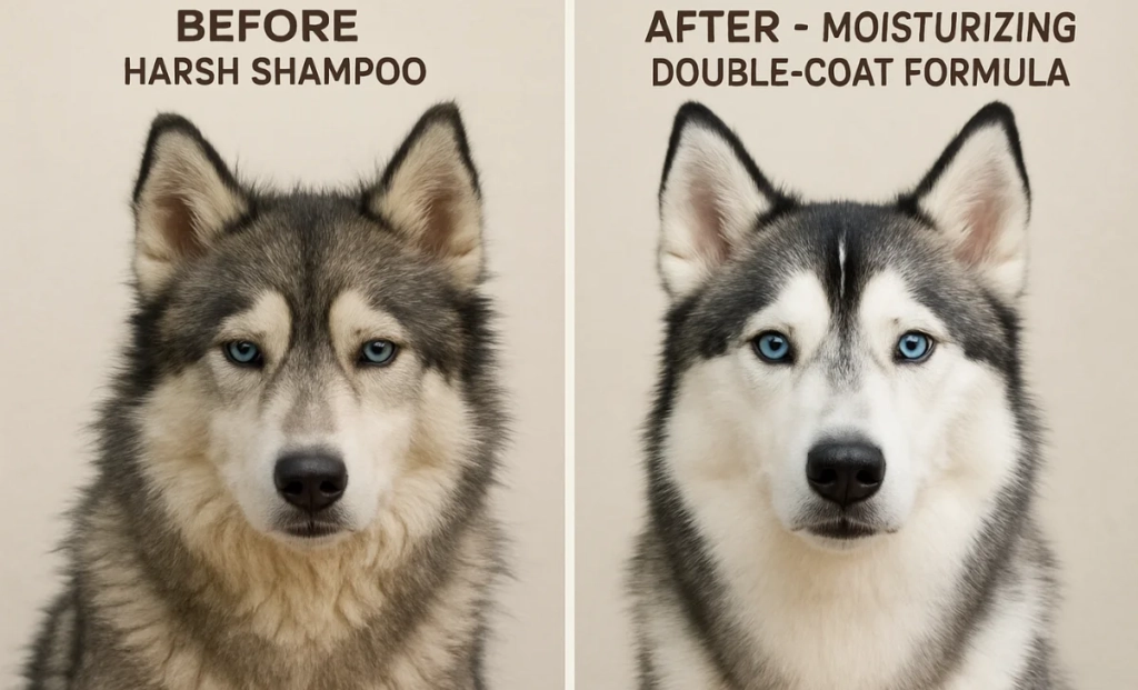 shampoo for double coated dogs