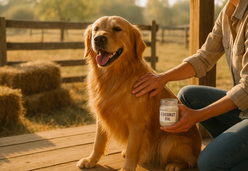 Coconut Oil for Dog Skin