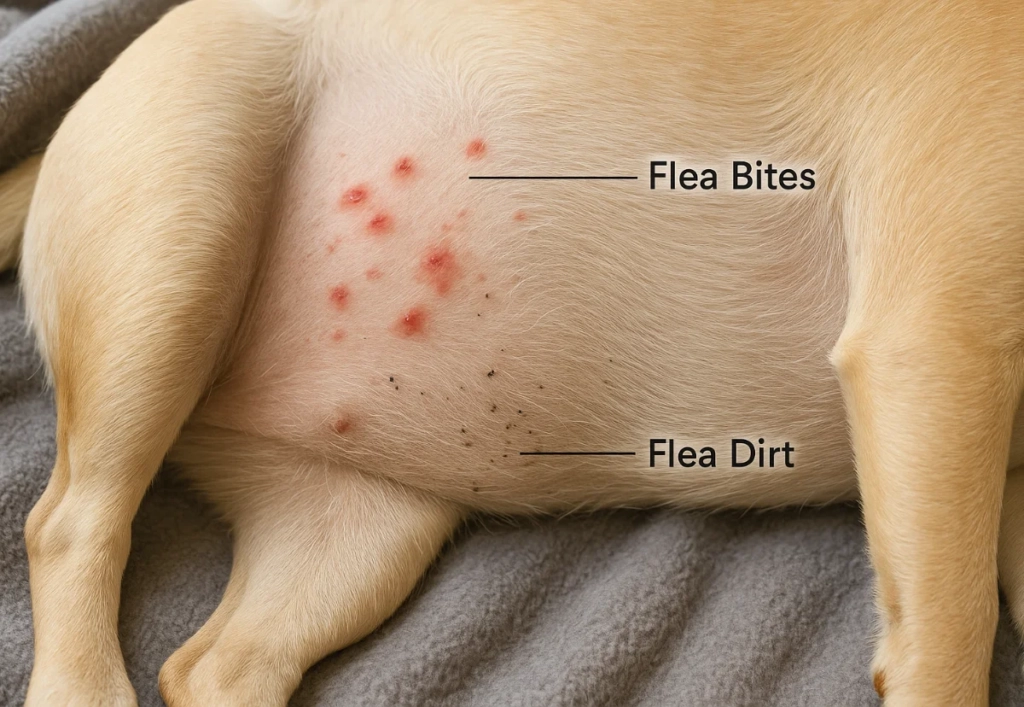 Flea Bites vs. Tick Bites on Dogs