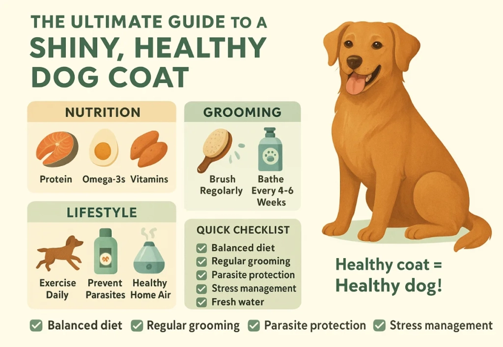 How to Keep Your Dog’s Coat Shiny and Healthy