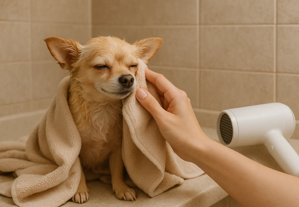 bathe after flea or tick treatment